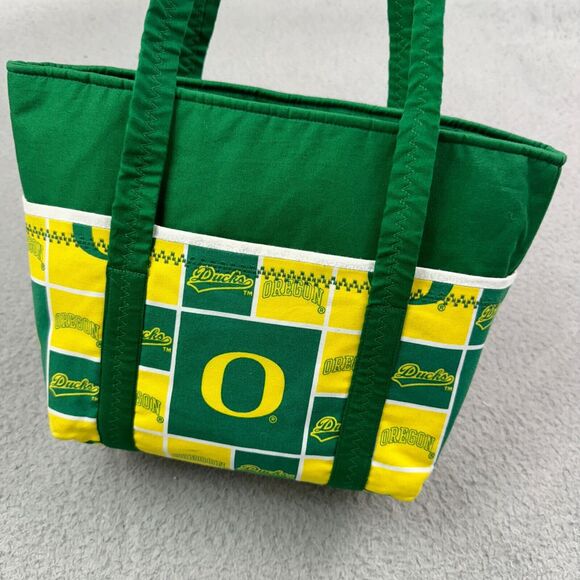Oregon Ducks Mini Tote Quilted Handmade‎ University of Oregon NCAA - Picture 7 of 16